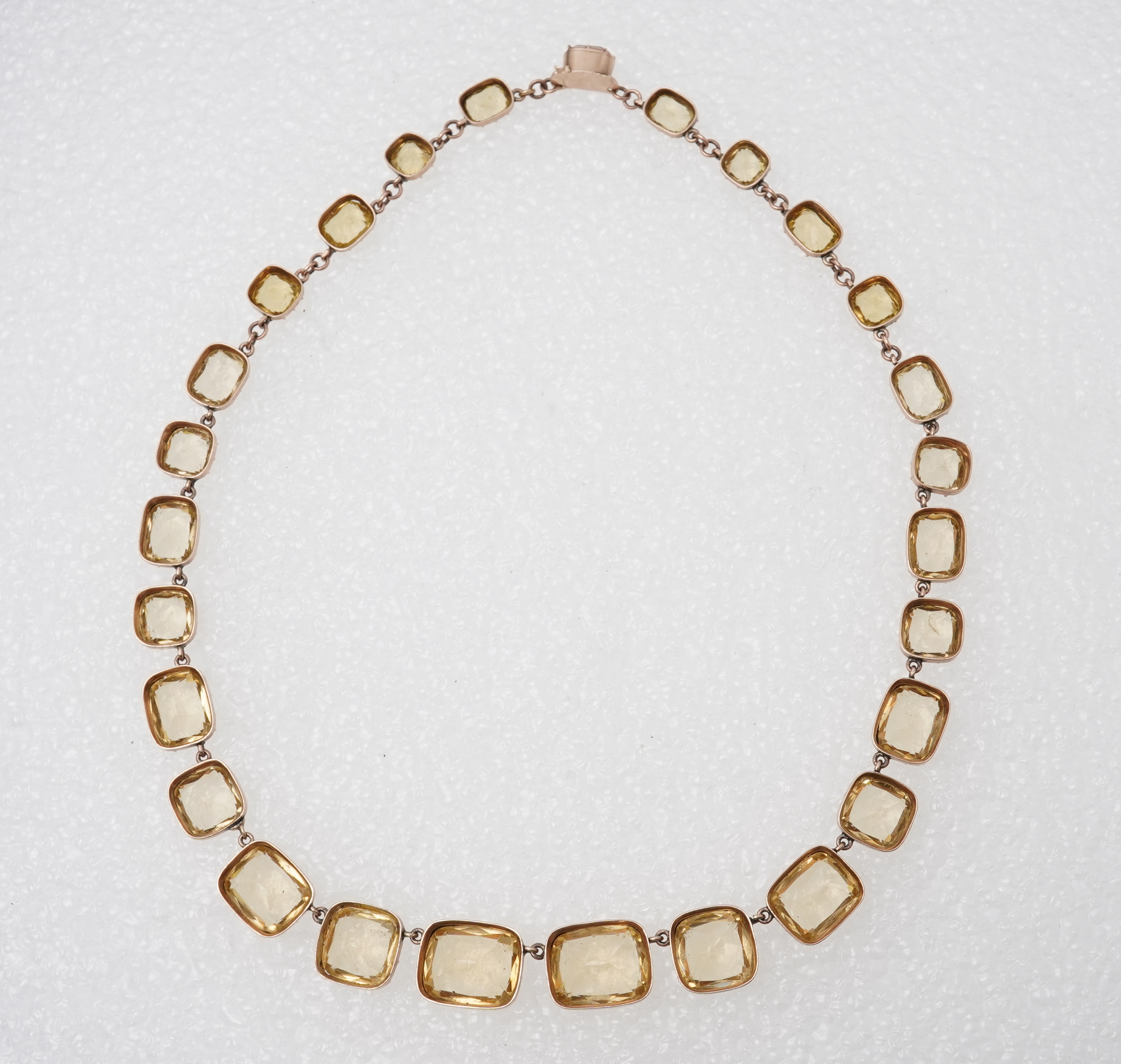 An attractive Victorian paste rivière, mid 19th century